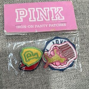Victoria's Secret Pink vintage Iron-On Patches